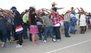 Outdoor "barn dance" on Friday, directed by Evo Bluestein.
