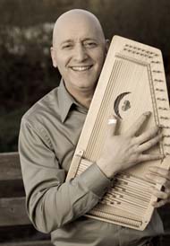 Evo Bluestein with Evoharp brand autoharp.