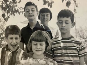Ellie Bluestein and her four kids.
